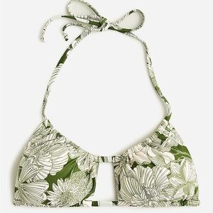 J Crew Open-front halter bikini top in Liberty® Linear fabric
Item BH550